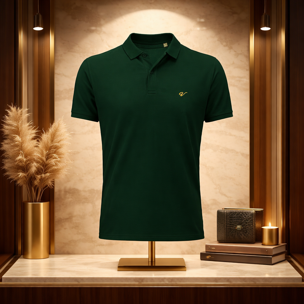 Polo Shirt Bottle Green